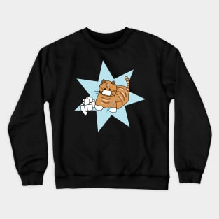 Vaccine Corona Cat Crewneck Sweatshirt